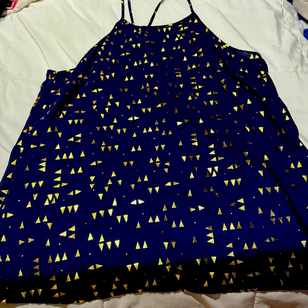 Spaghetti strap dressy tank